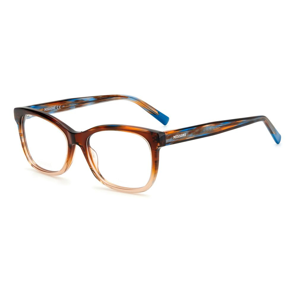 Missoni Brillenrahmen aus braunem Acetat