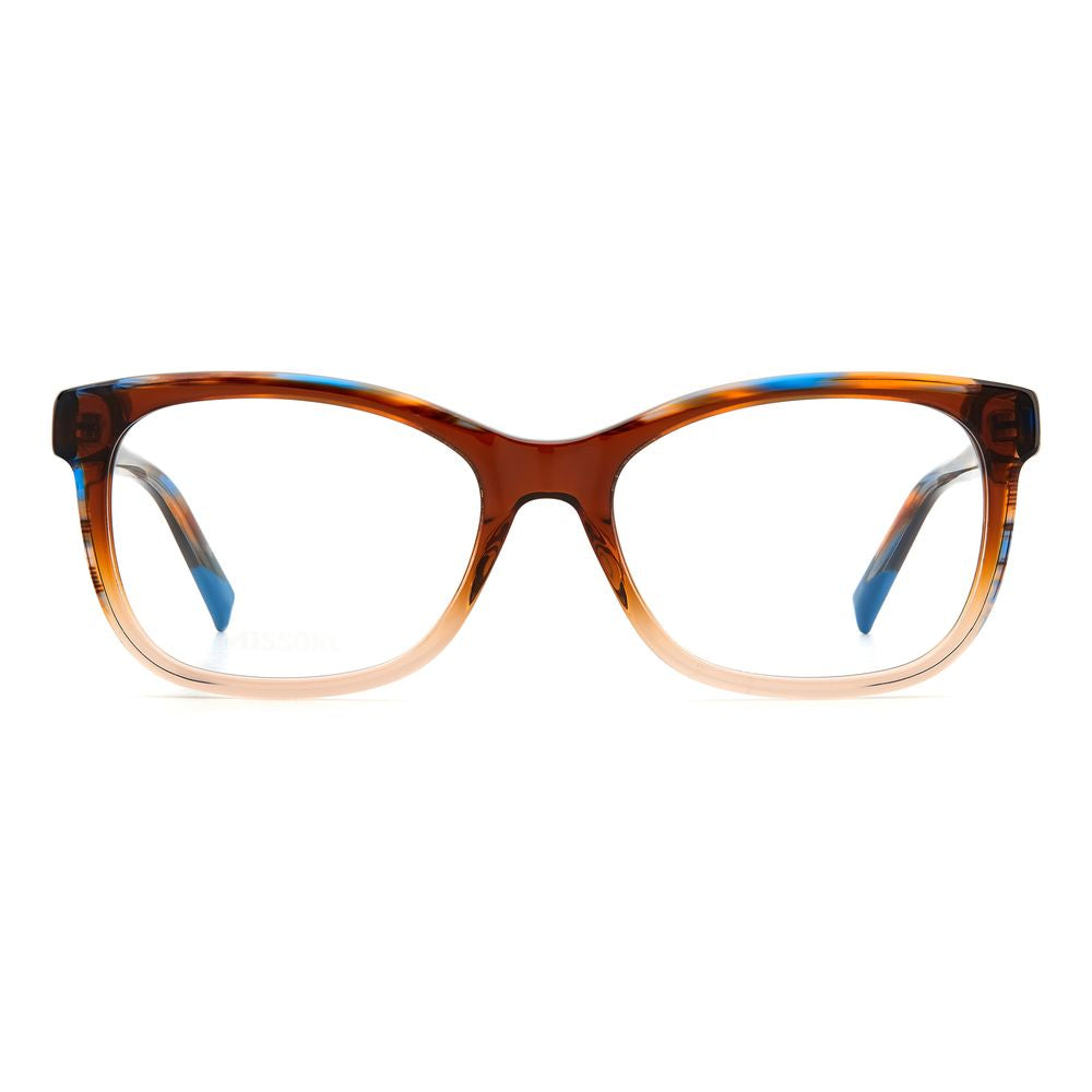 Missoni Brillenrahmen aus braunem Acetat