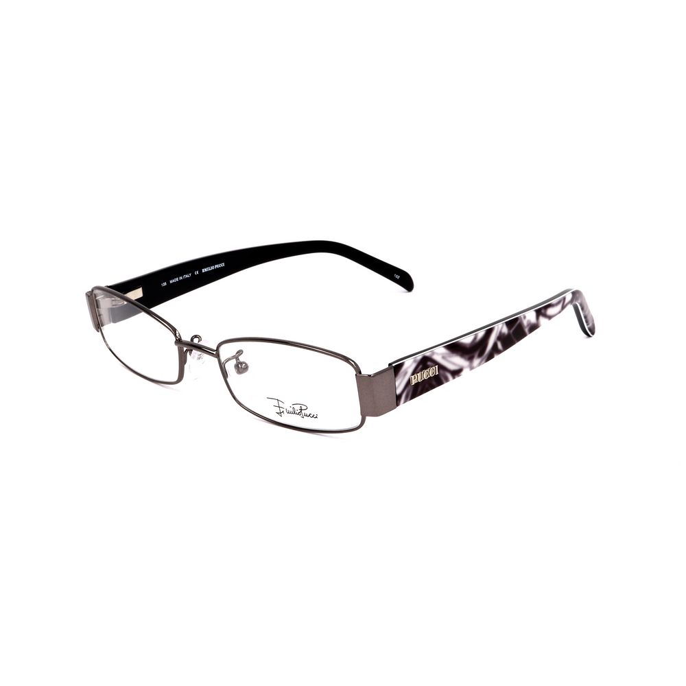 Emilio Pucci Graue Metallbrille (Gestelle)
