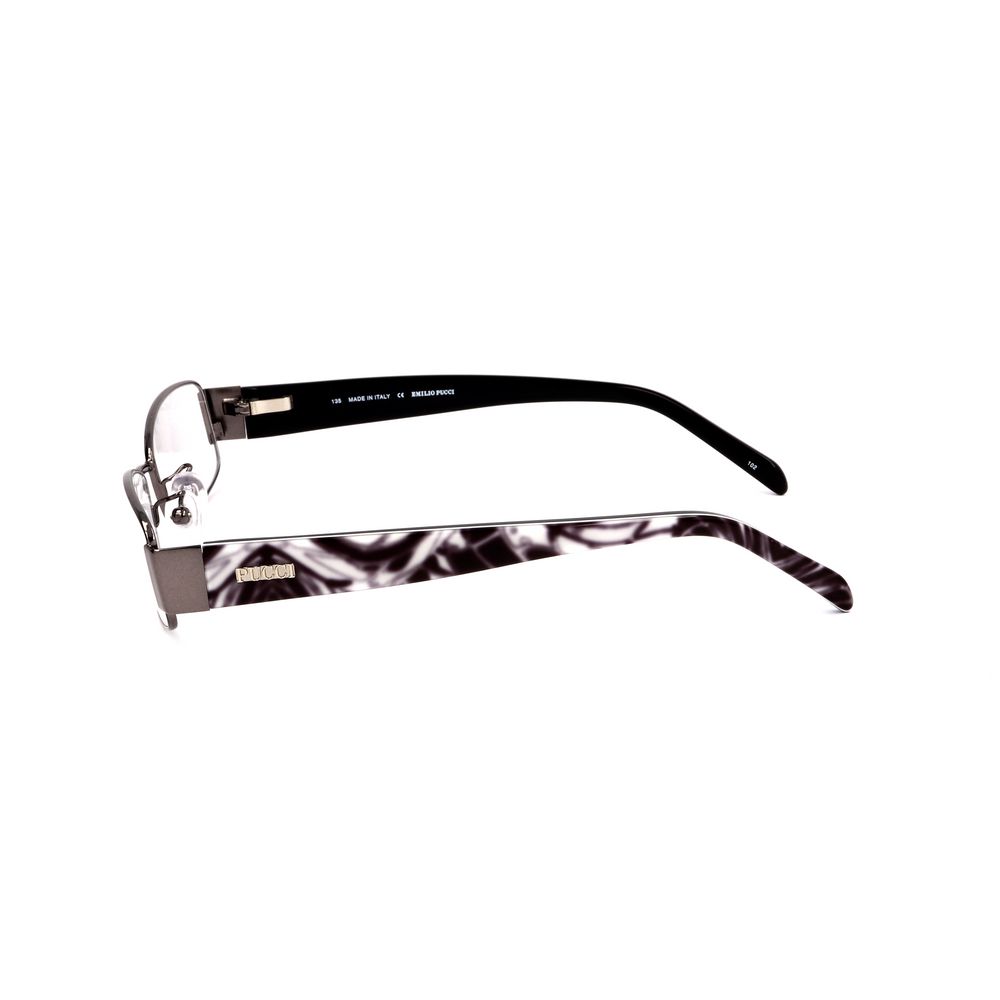 Emilio Pucci Graue Metallbrille (Gestelle)