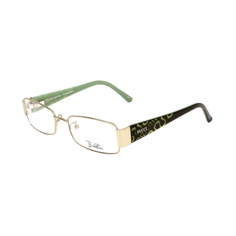 Emilio Pucci Colorful Metal Eyeglass Frames