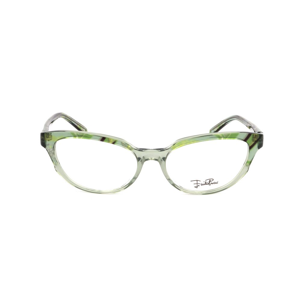 Emilio Pucci Grüne Kunststoffbrille (Gestelle)
