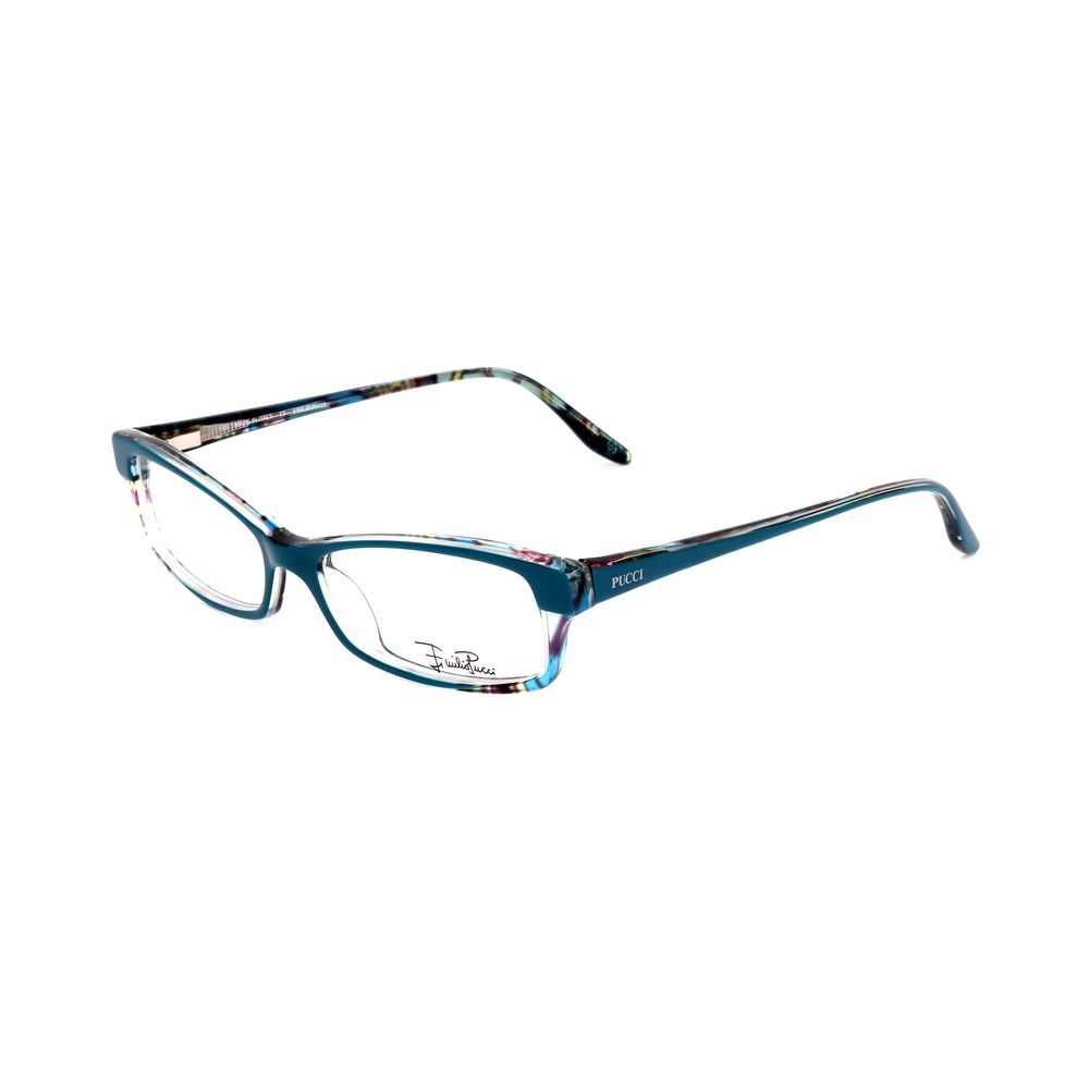 Emilio Pucci Blue Plastic Eyeglass Frames