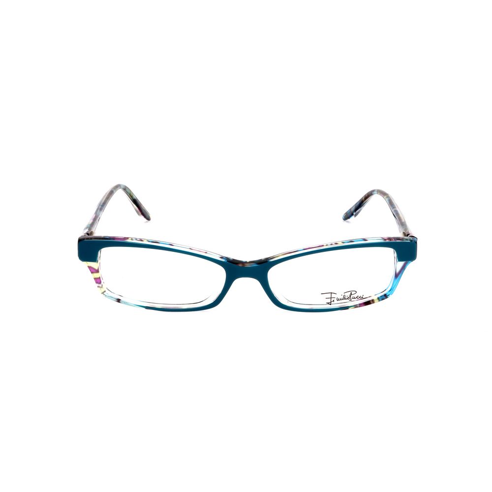 Emilio Pucci Blue Plastic Eyeglass Frames