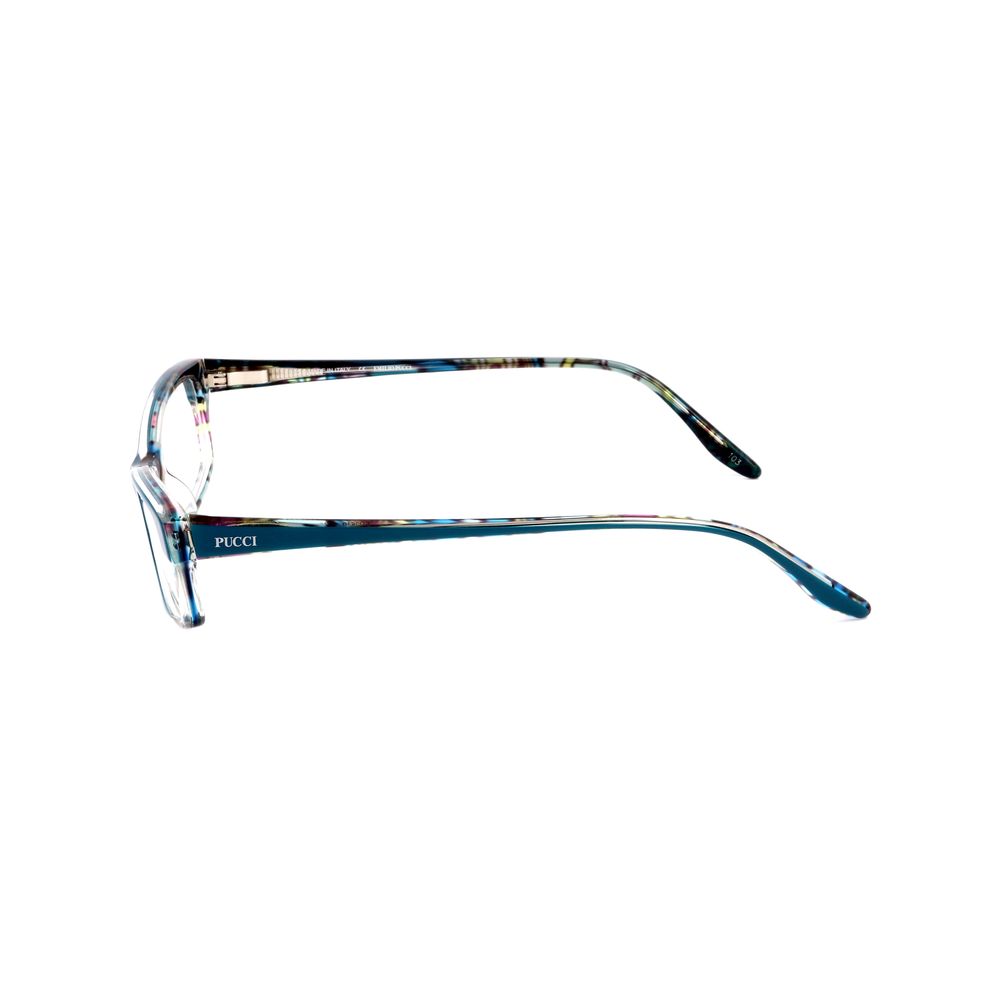 Emilio Pucci Blue Plastic Eyeglass Frames