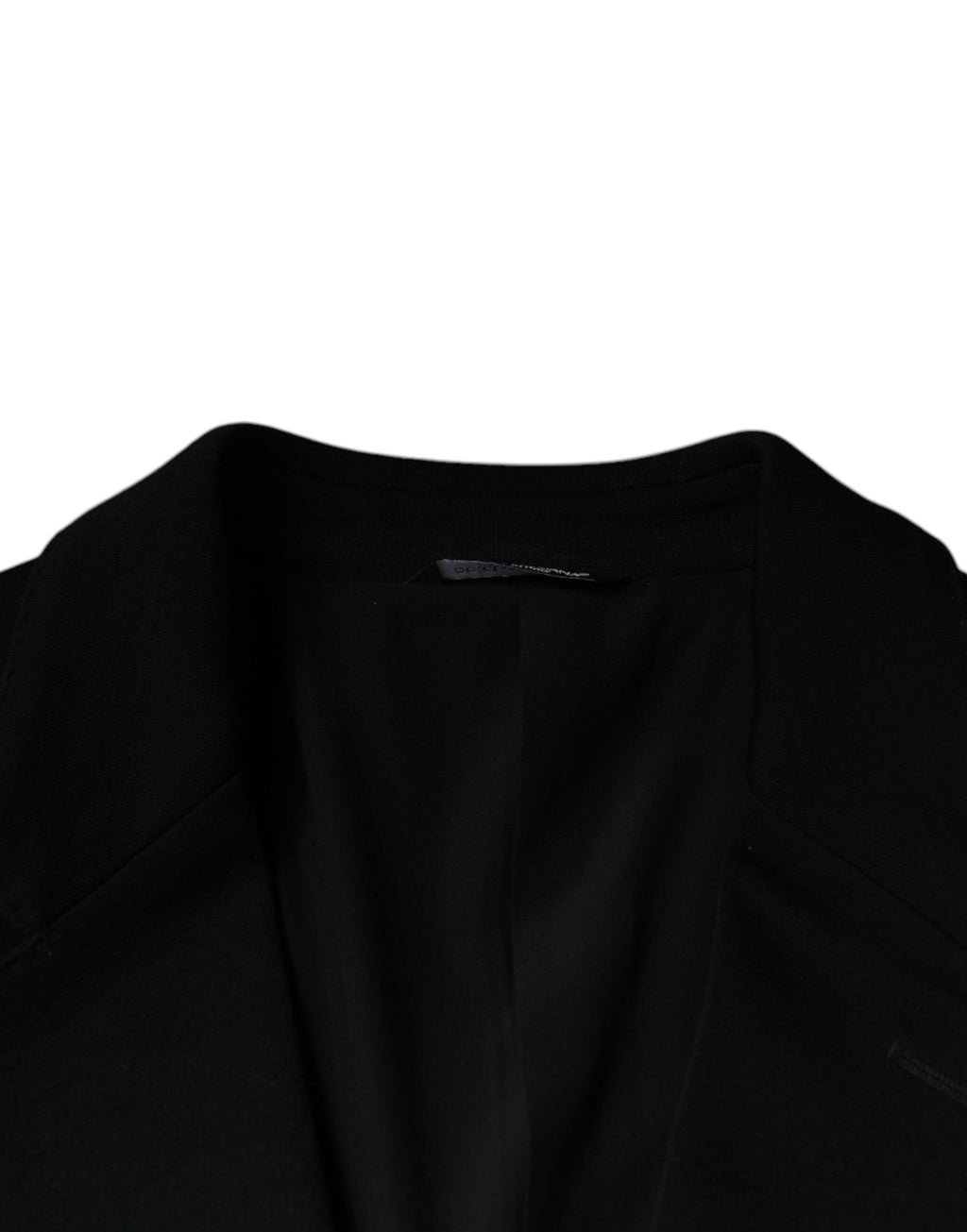 Dolce & Gabbana Black Single-Breasted Wool Formal Blazer