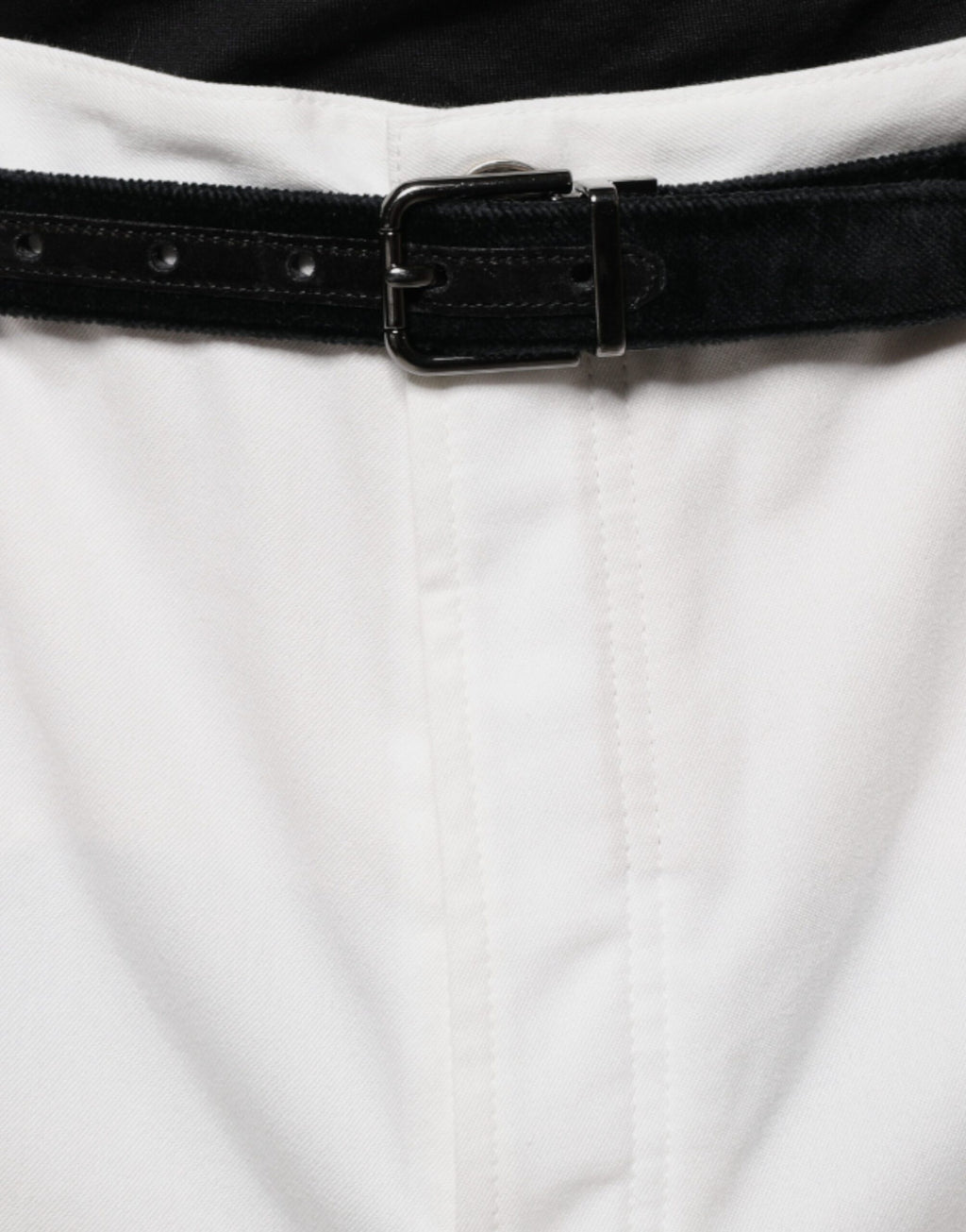 Brunello Cucinelli White Cotton Men's Tapered Dress Pants