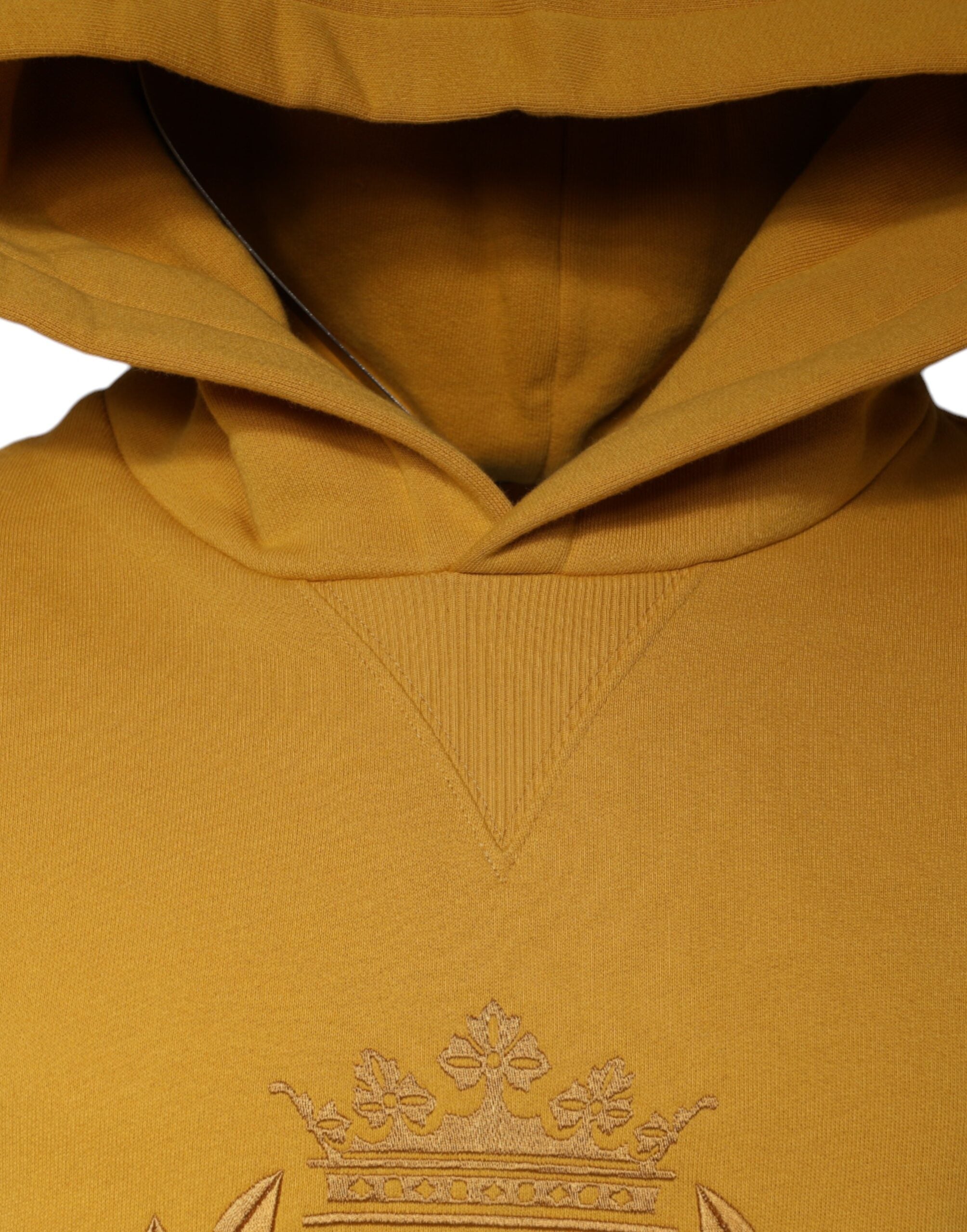 Dolce & Gabbana Mustard DG Hoodie for Men Pullover