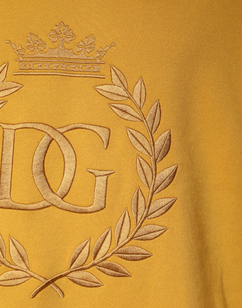 Dolce & Gabbana Mustard DG Hoodie for Men Pullover