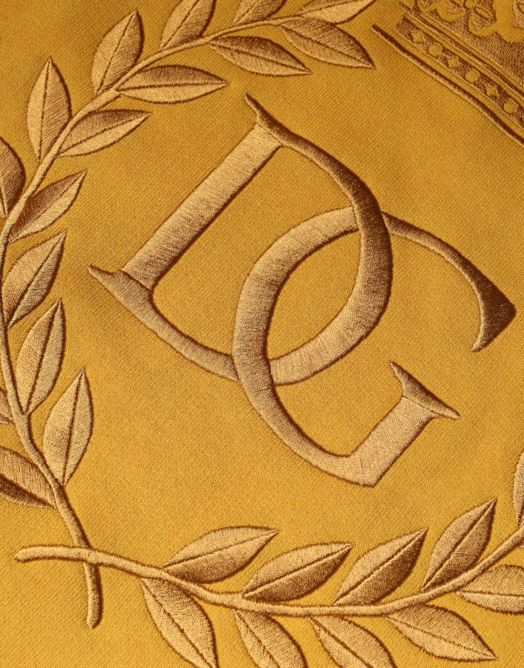Dolce & Gabbana Mustard DG Hoodie for Men Pullover
