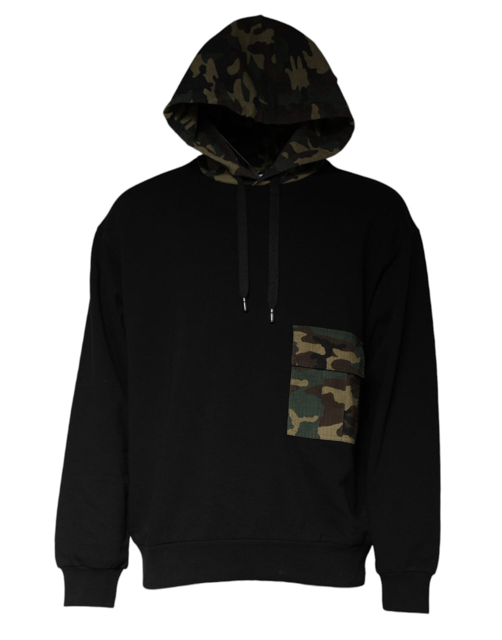 Dolce & Gabbana Black Camouflage Hoodie