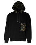 Dolce & Gabbana Black Camouflage Hoodie