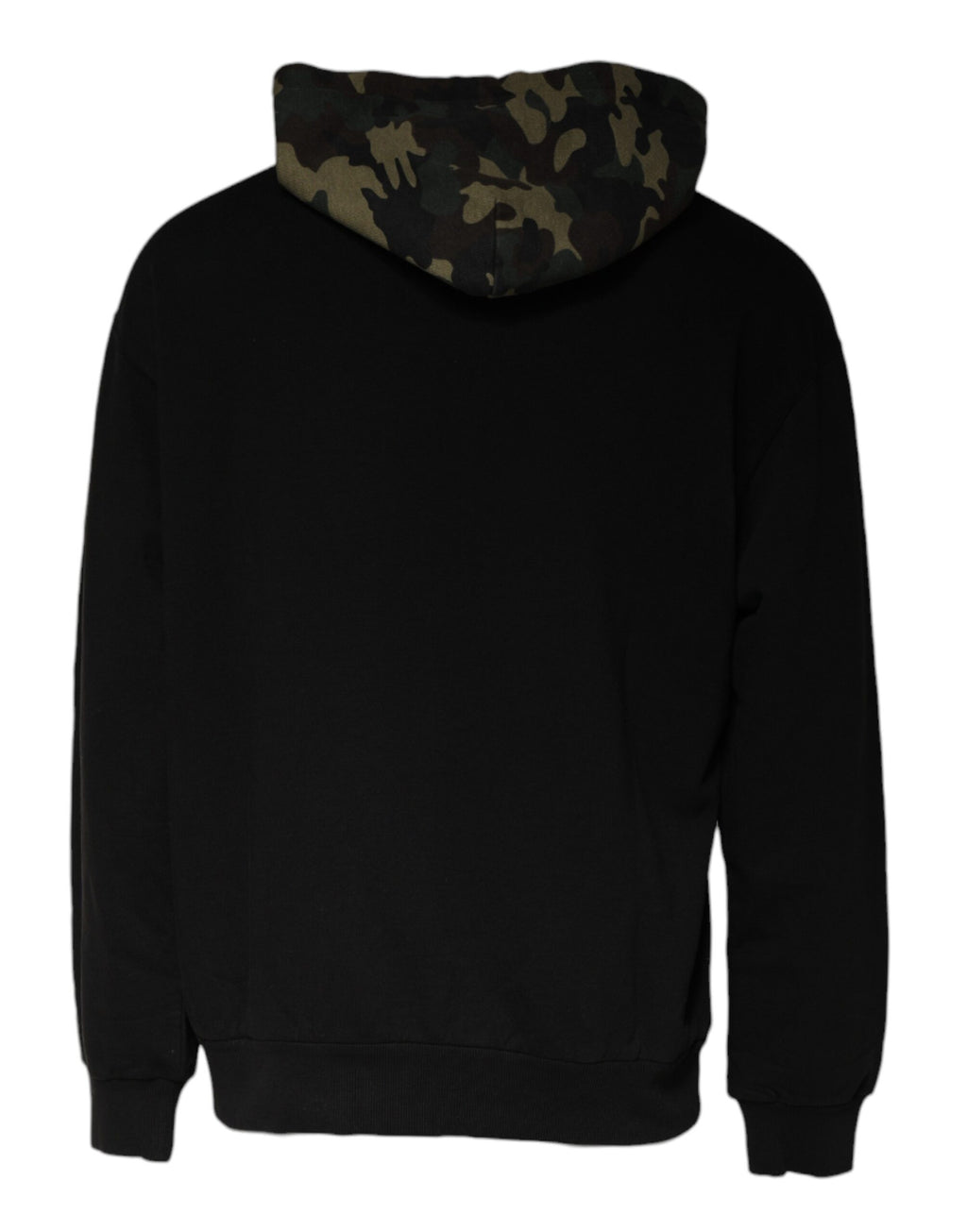 Dolce & Gabbana Black Camouflage Hoodie