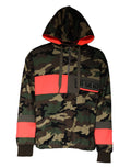 Dolce & Gabbana Multicolor Camouflage Hooded Men's Sweatshirt Pullover