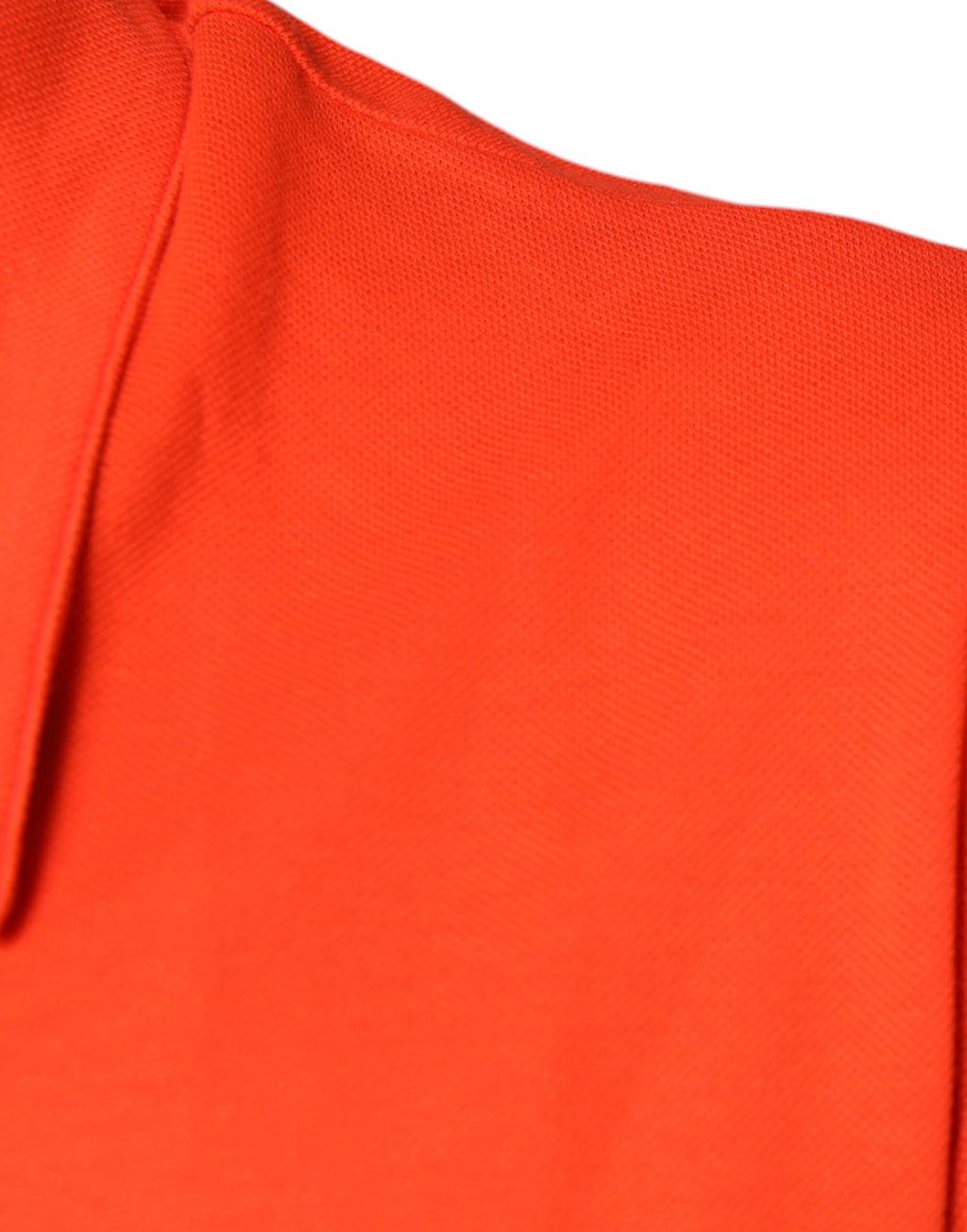 Dolce & Gabbana Orange Cotton Button-Up Polo Shirt