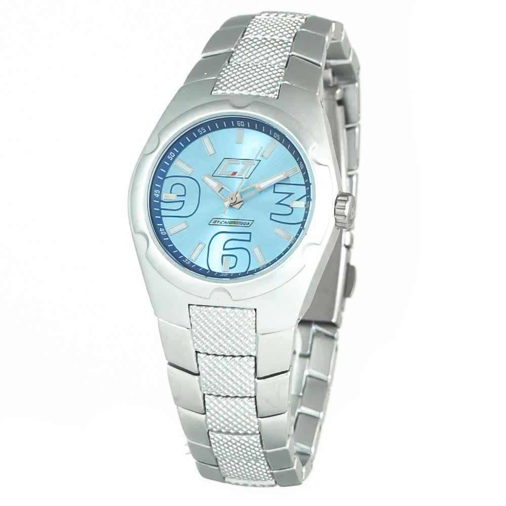 Chronotech Silver Stainless Steel Wristwatch