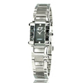 Chronotech Silberne Edelstahl-Armbanduhr