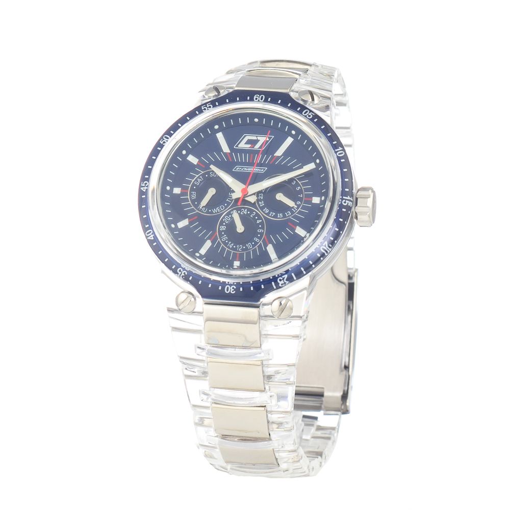 Chronotech Transparent Polycarbonate Dress Watch
