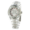 Chronotech Transparente Polycarbonat-Kleidungsuhr