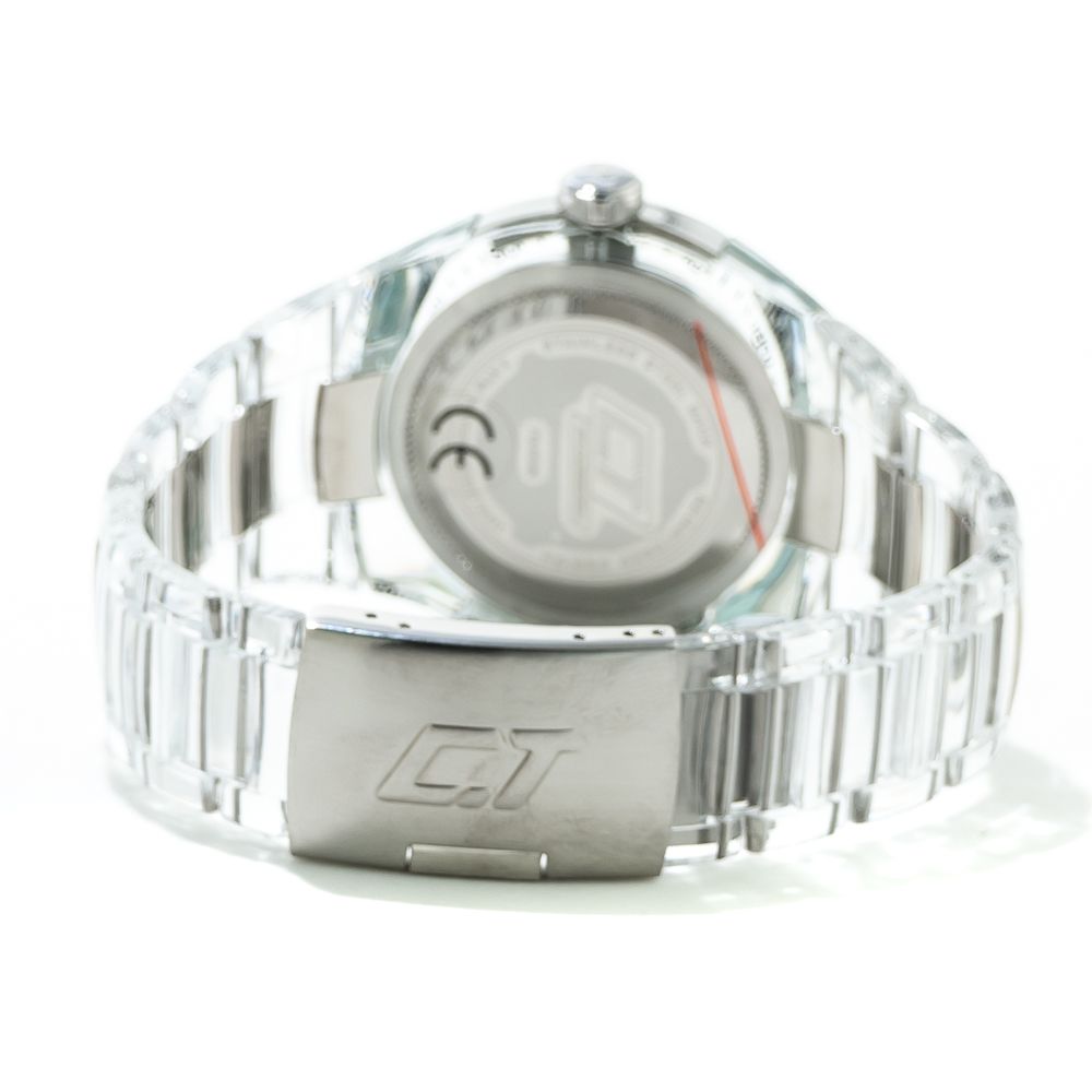 Chronotech Transparente Polycarbonat-Kleidungsuhr
