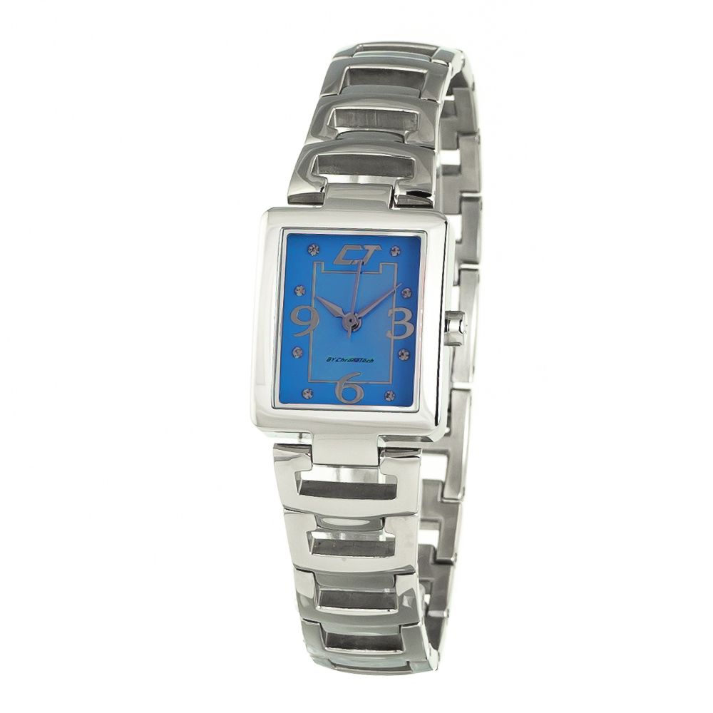Chronotech Silver Stainless Steel Wristwatch