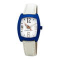 Chronotech Elegant White Leather Wristwatch
