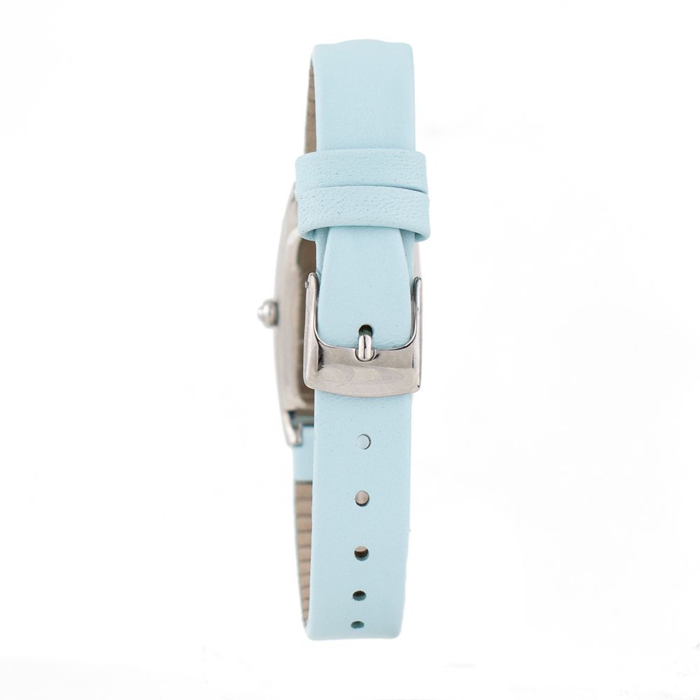 Chronotech Elegant Blue Leather Wristwatch