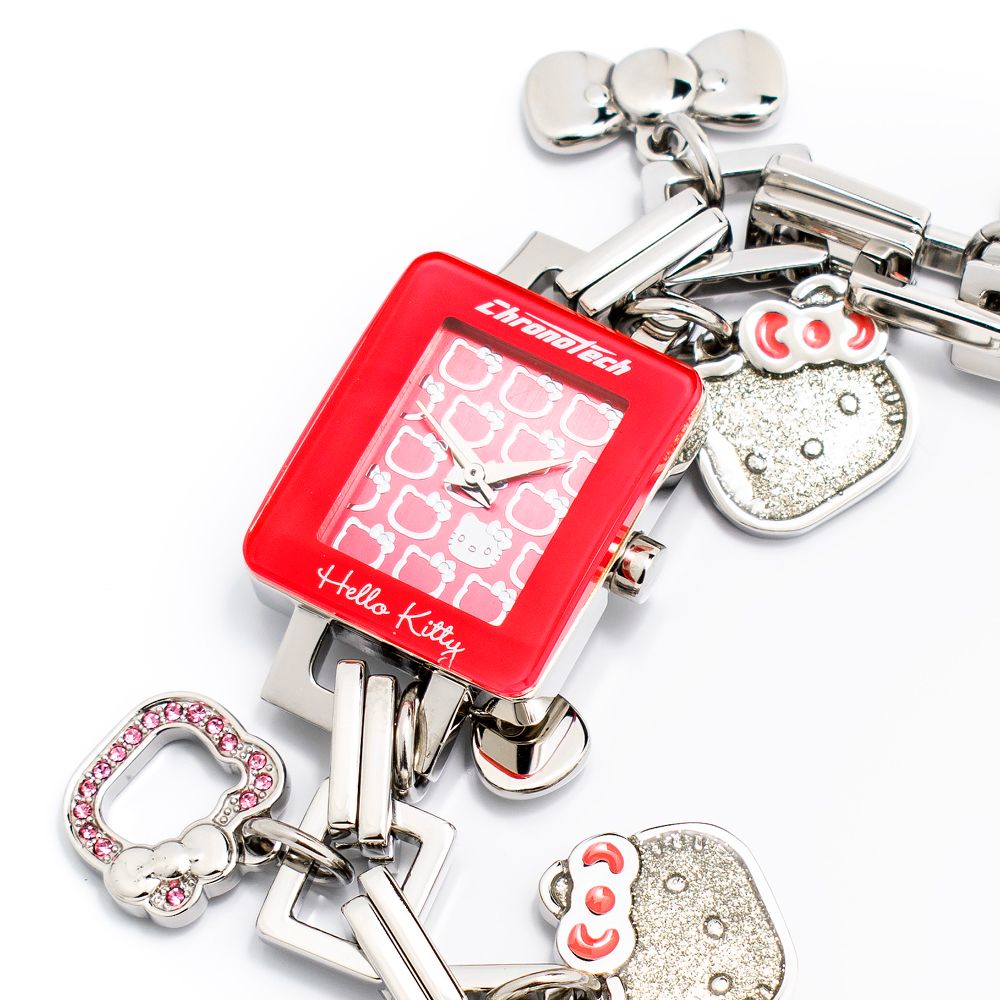 Chronotech Silberne Edelstahl-Dress-Watch