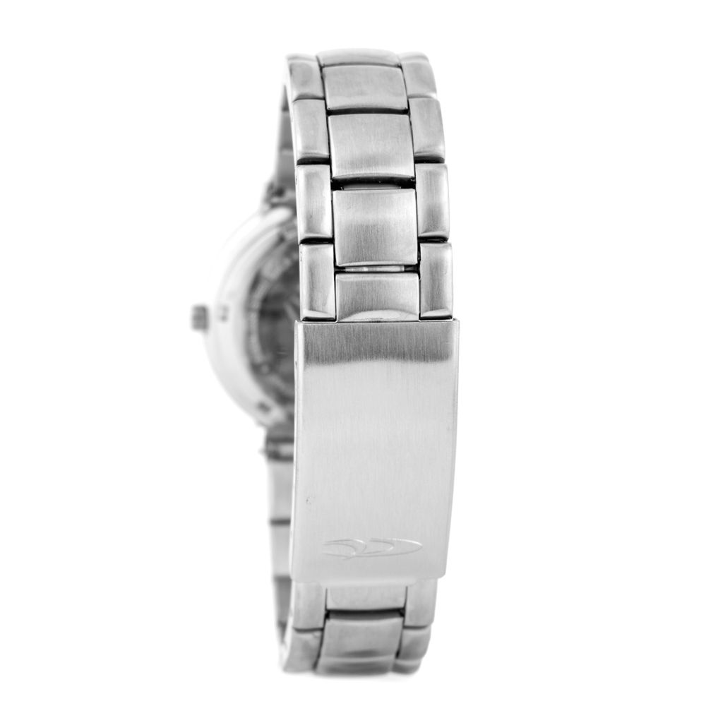Chronotech Silver Stainless Steel Wristwatch