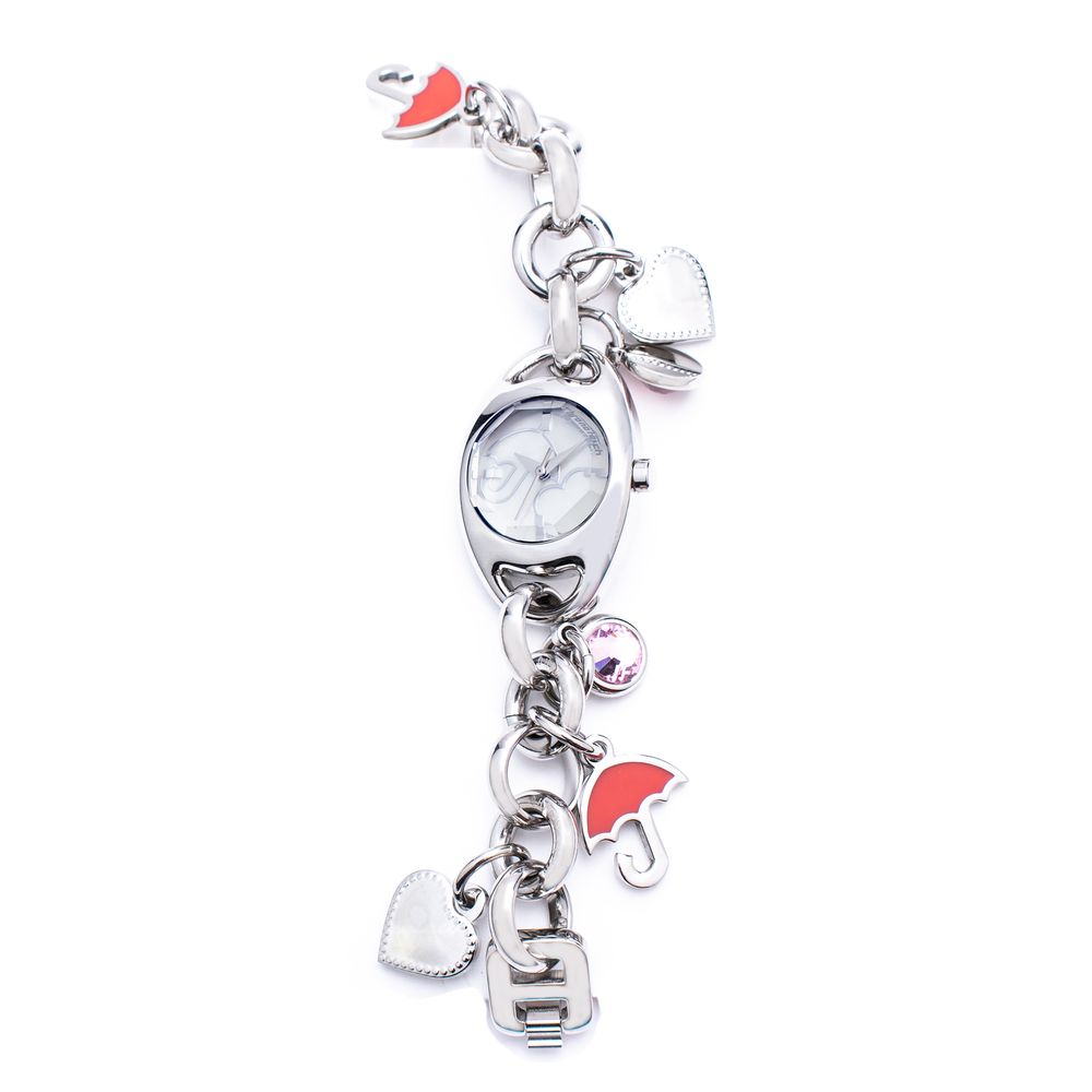 Chronotech Armbanduhr aus Edelstahl in Silber
