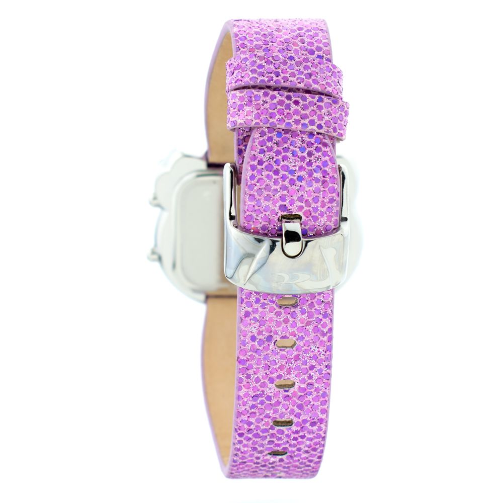Chronotech multi-colored leather digital watch