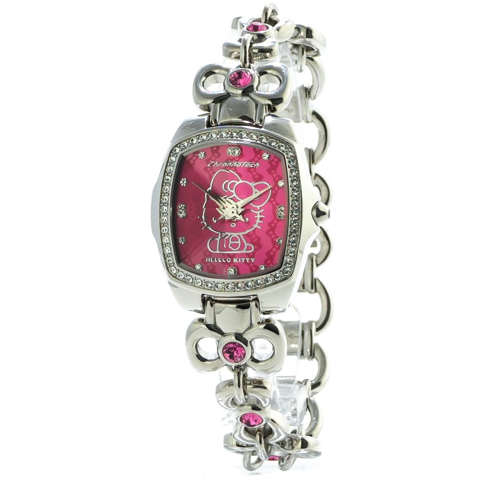 Chronotech Armbanduhr aus Edelstahl in Silber