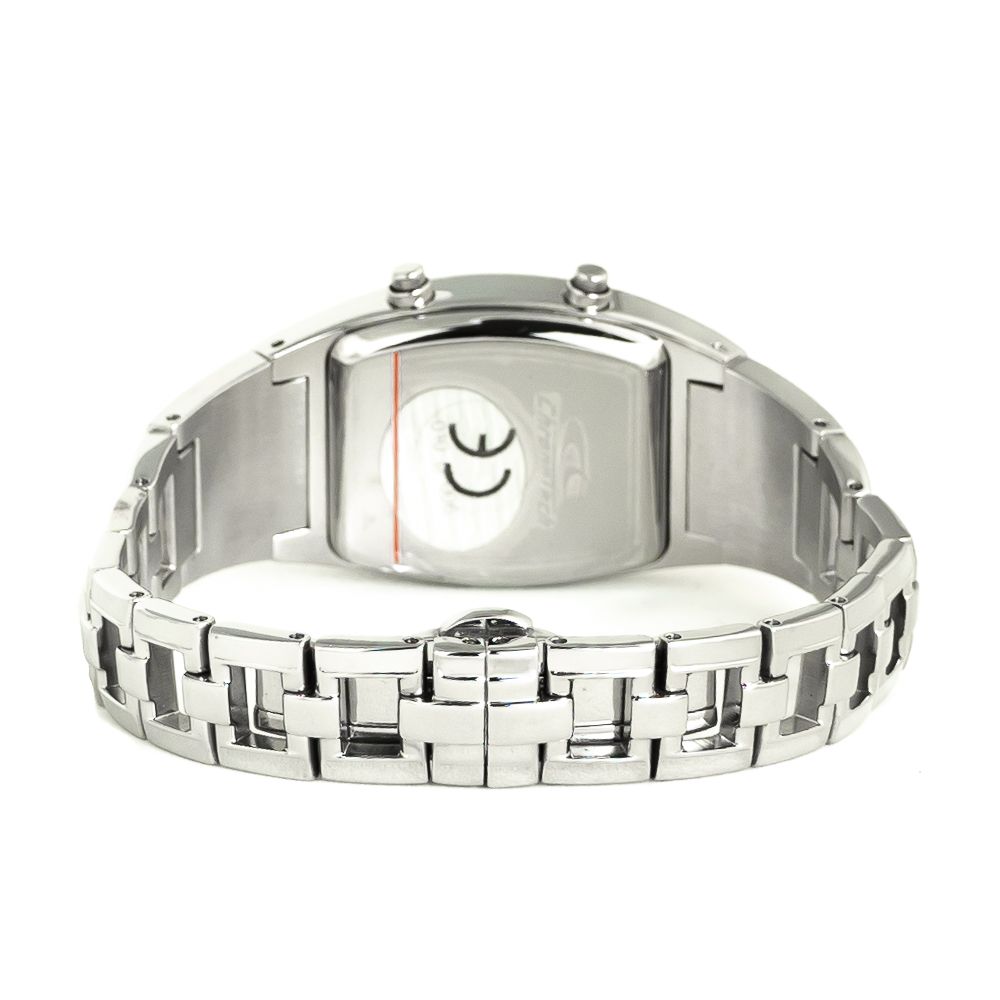 Chronotech Digitale Armbanduhr aus silbernem Edelstahl