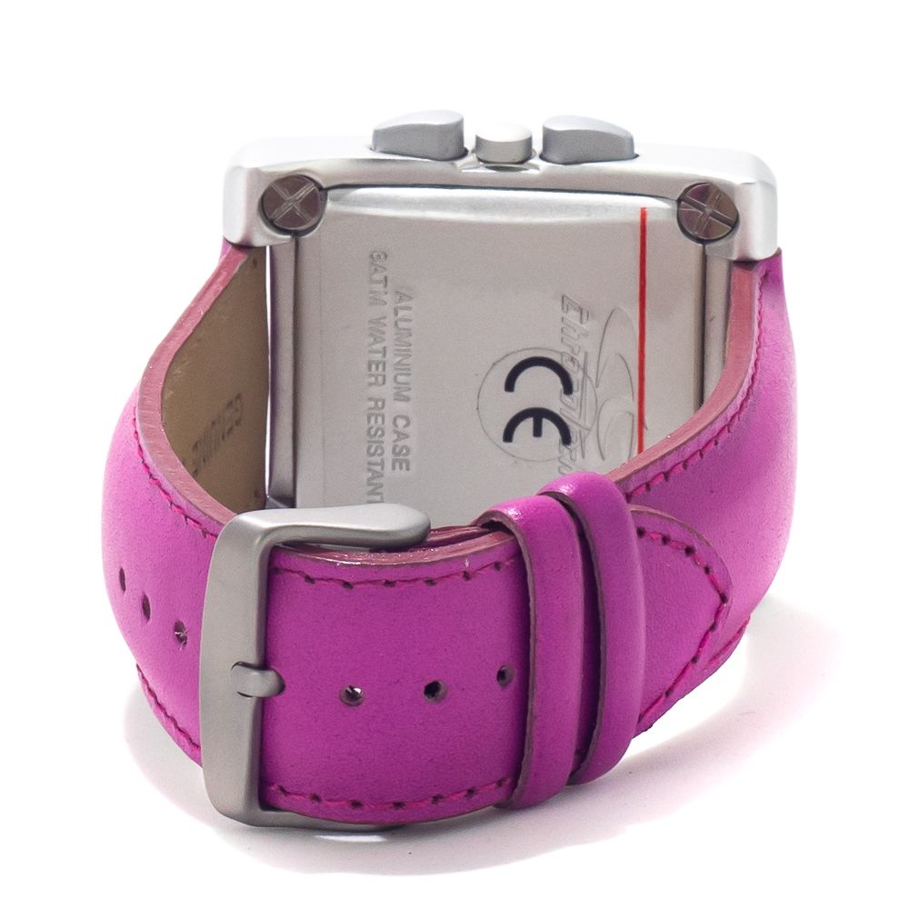 Chronotech Purple Leather Fashion Watch