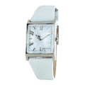 Chronotech Elegant White Leather Wristwatch