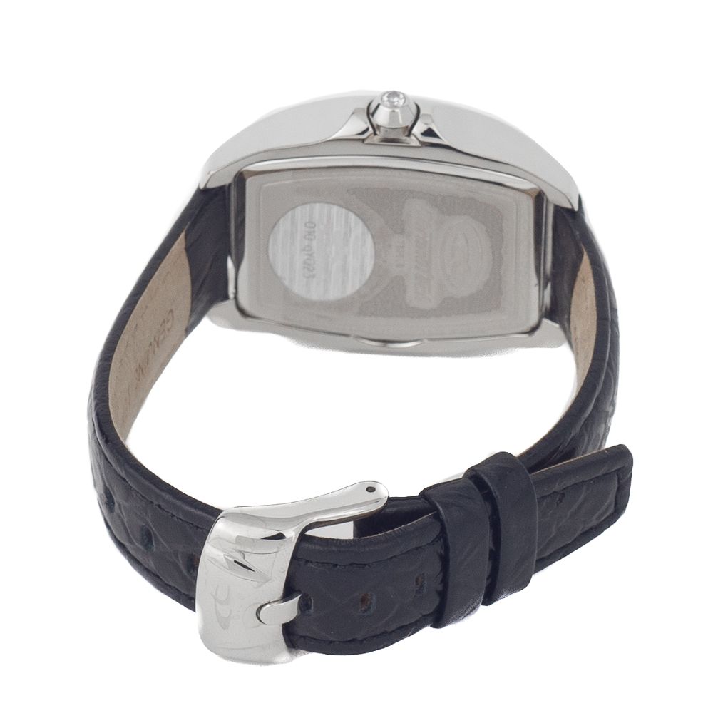 Chronotech Black Leather Apparel Watch