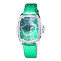 Chronotech Zweifarbige Lederarmbanduhr