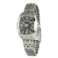 Chronotech Silberne Edelstahl-Dresswatch