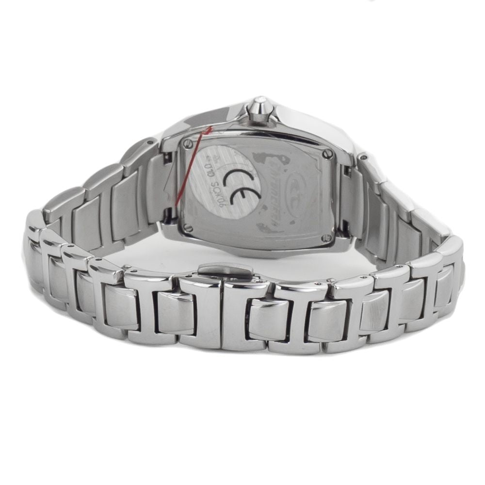 Chronotech Silberne Edelstahl-Dress-Watch