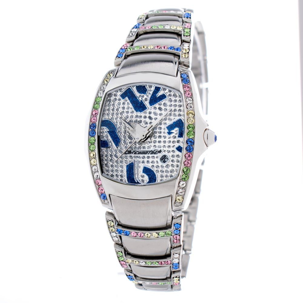 Chronotech Silver Stainless Steel Wristwatch