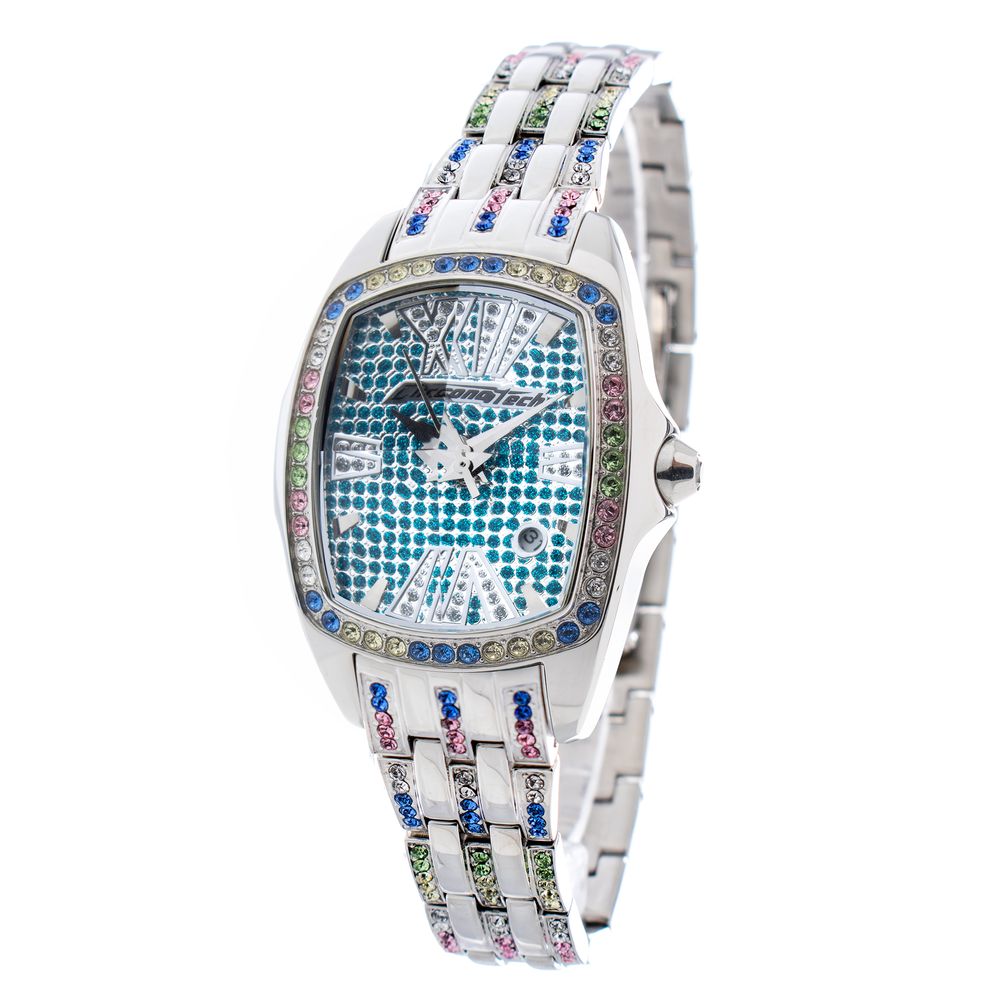 Chronotech Silver Stainless Steel Wristwatch