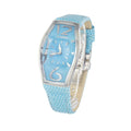 Chronotech Blaue Leder Armbanduhr