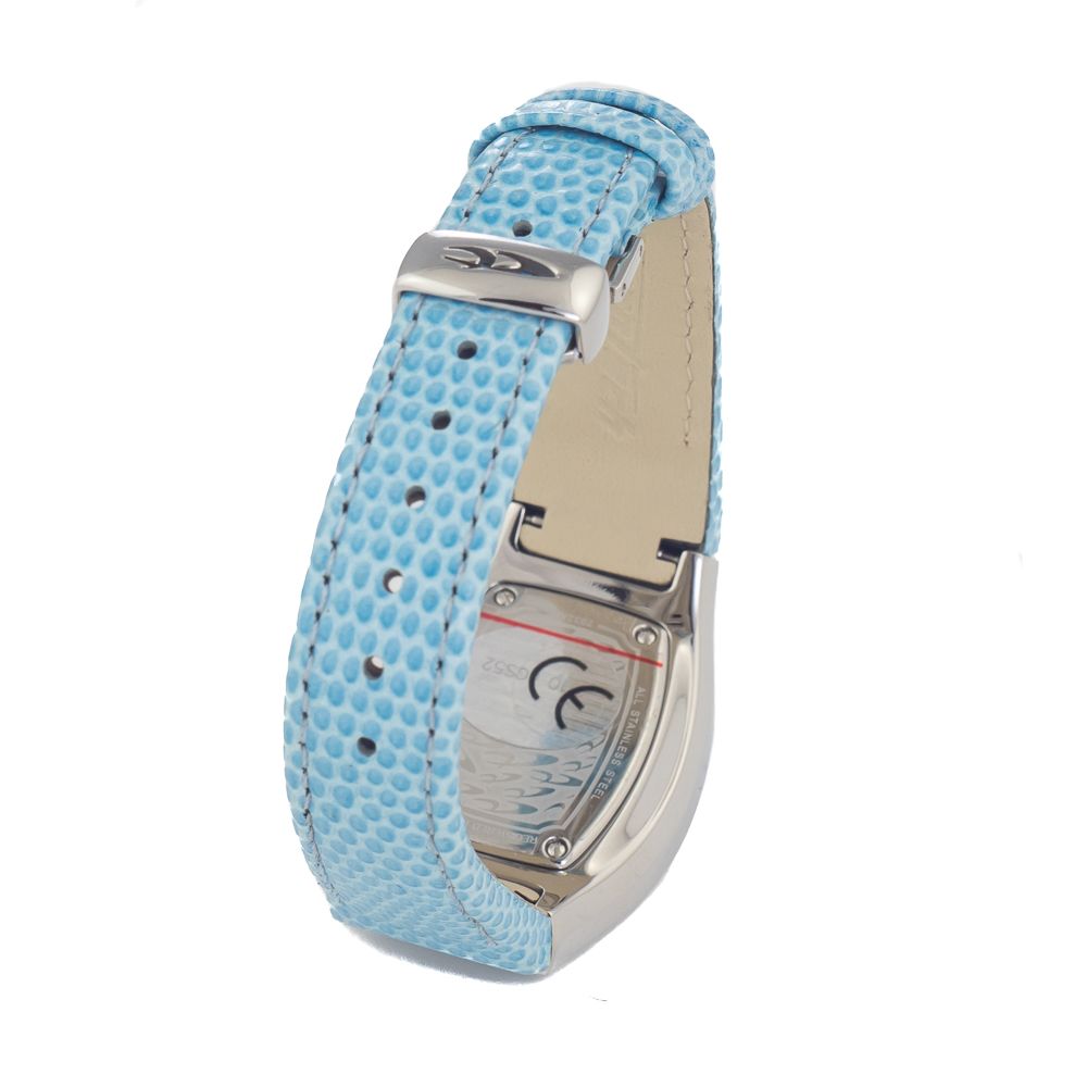 Chronotech Blaue Leder Armbanduhr