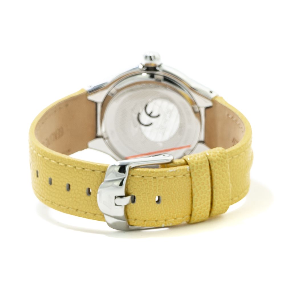 Chronotech Zweifarbige Lederarmbanduhr