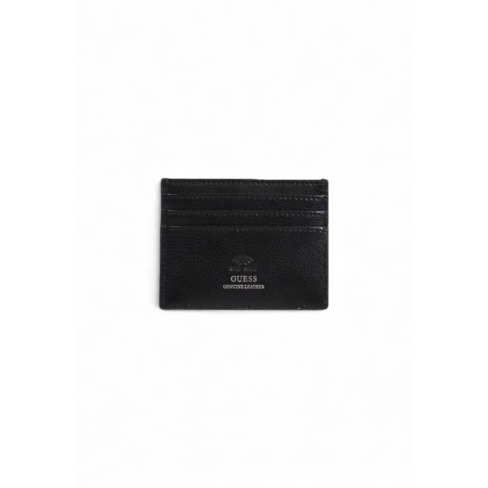 Guess Schwarzer Kartenhalter aus Leder