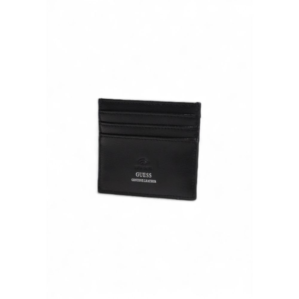 Guess Schwarzer Kartenhalter aus Leder