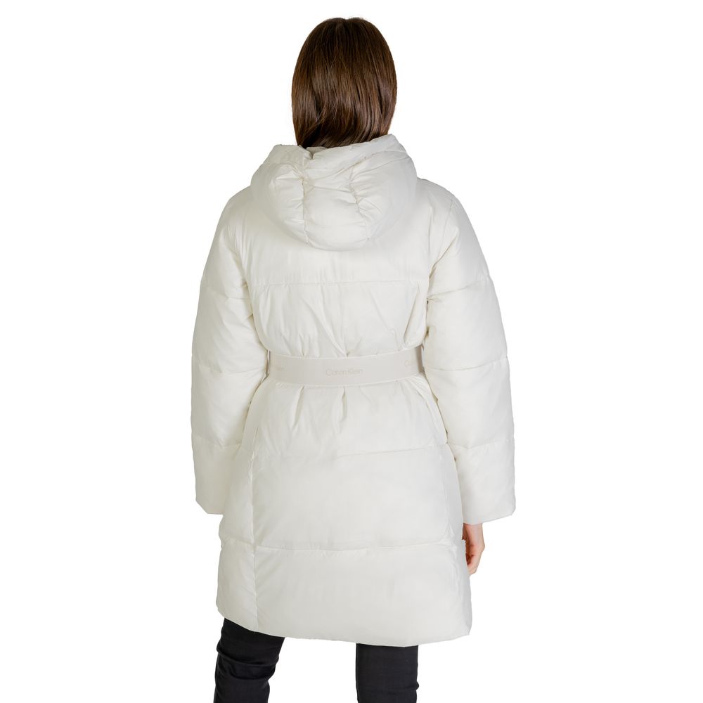 Calvin Klein Jeans Cream Nylon Jackets & Coats