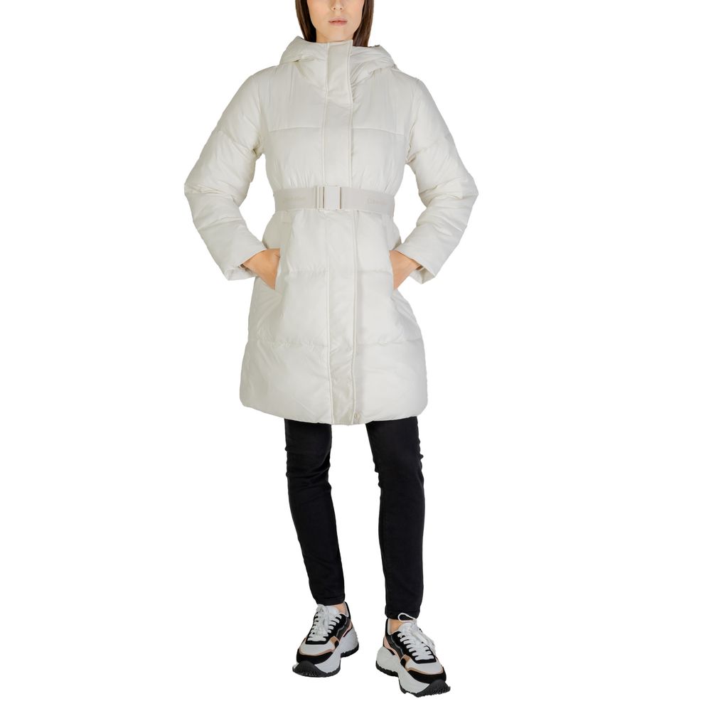 Calvin Klein Jeans Cream Nylon Jackets & Coats