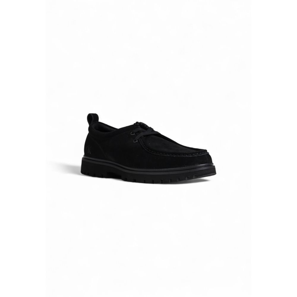 Calvin Klein Jeans Schwarze Wildleder Oxfords und Derby