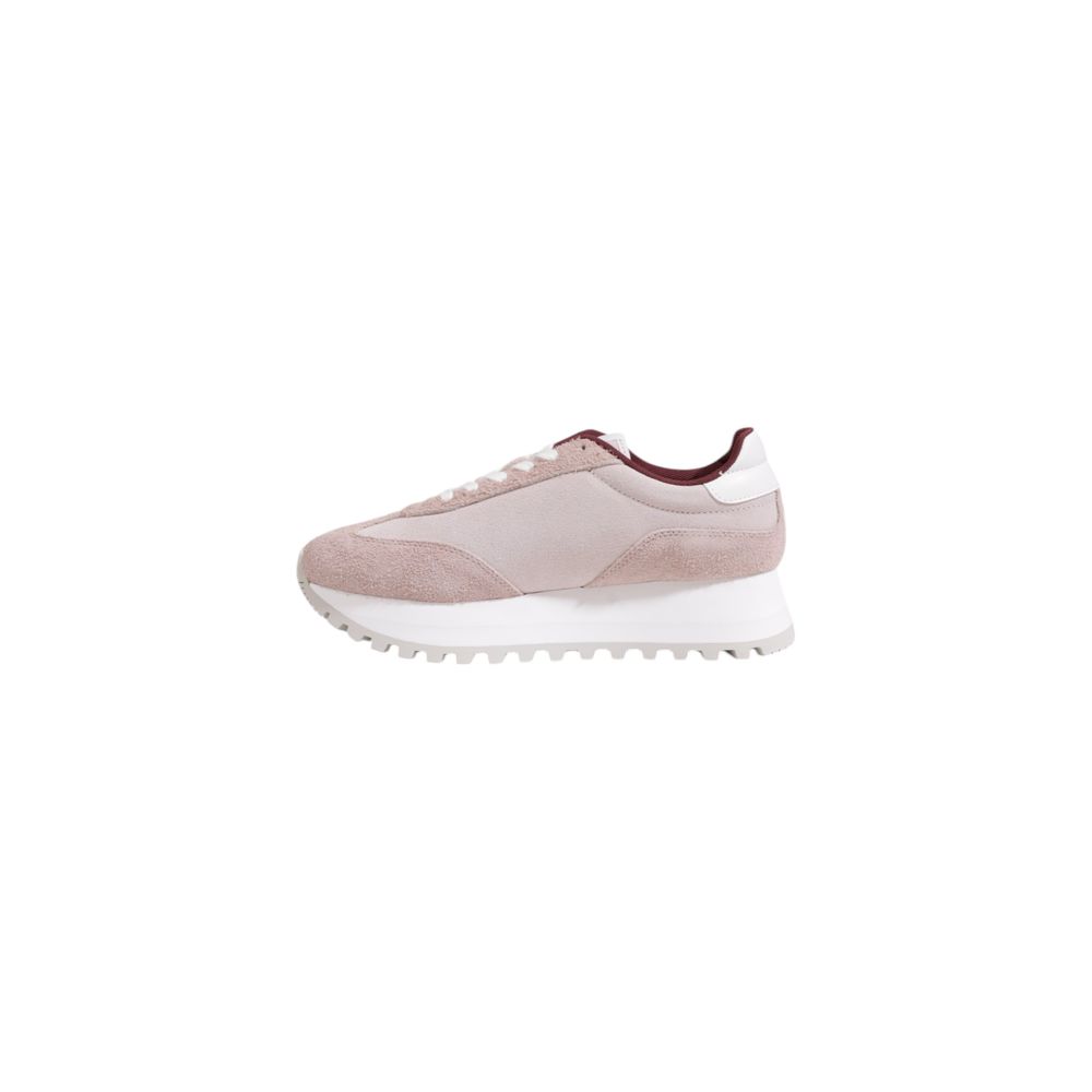 Calvin Klein Jeans Lila Leder Low-Top-Sneaker
